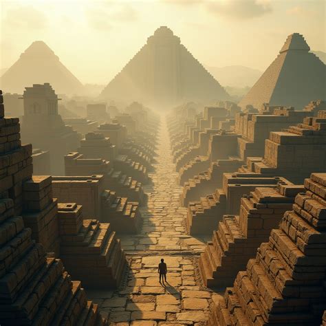 Ancient Megacity Ruins in 10000 BC | Stable Diffusion Online