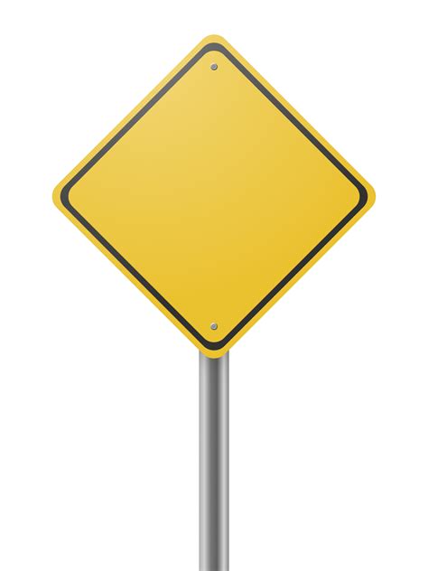 Free Printable Blank Road Signs