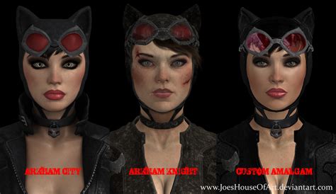 Arkham Catwoman - Comparison by ShaunsArtHouse on DeviantArt