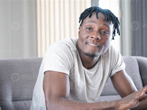 Male man african american black diversity person afro hair ethnic happy ...