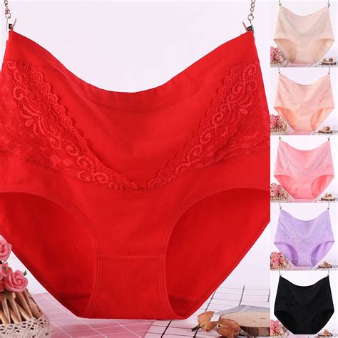 Swuxness Women's Lace Breathable Underwear, Women's Plus Size Panties ...