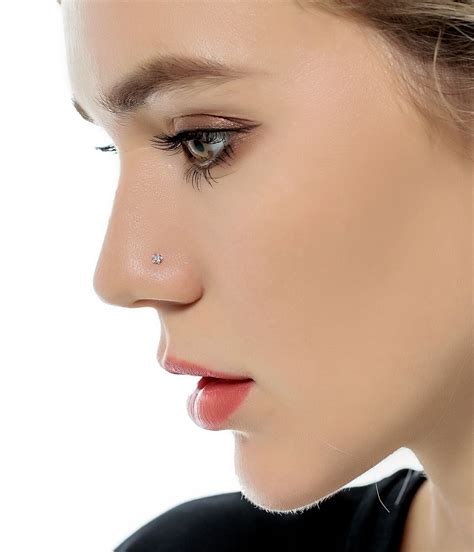 Nose Piercing Stud And Ring at Regena Rudolph blog