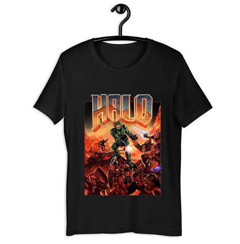 HALO VIDEO GAME GAMER VINTAGE RETRO GRAPHIC T SHIRT BLACK NEW ADULT - Walmart.com
