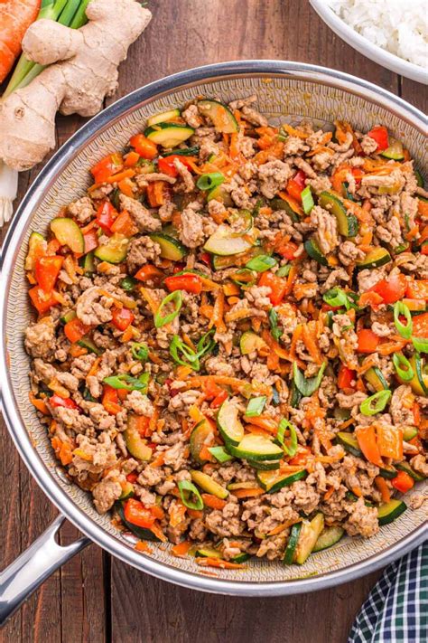 Ground Turkey Stir Fry {fresh & easy 30-minute meal!}