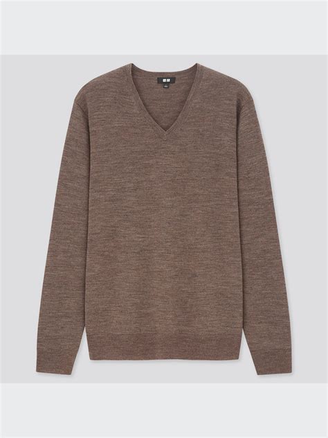 Extra Fine Merino V-Neck Long-Sleeve Sweater | UNIQLO US