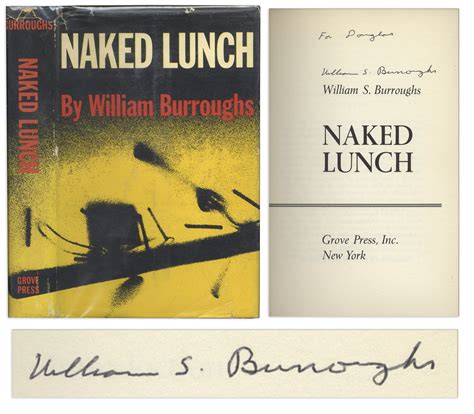 Lot Detail - William S. Burroughs Signed First American Edition of ...