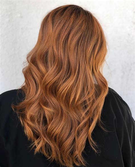 Brown Orange Hair Colour