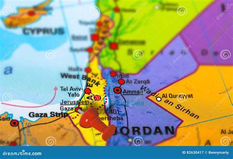 Palestine Gaza map stock image. Image of landmark, gaza - 82630417