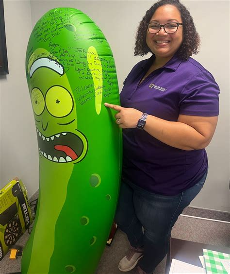 Evelyn Reyes-Paredes thinks I’m a “Big Dill’ & I got the traveling pickle! Time to write a ...