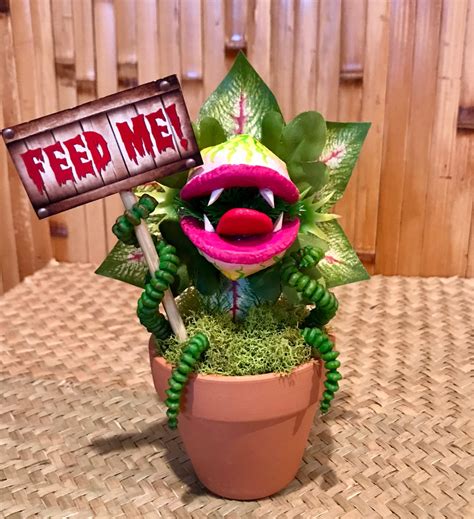 Little Shop of Horrors Audrey 2 Sculpture 6 Inches Tall Disney Feed Me ...