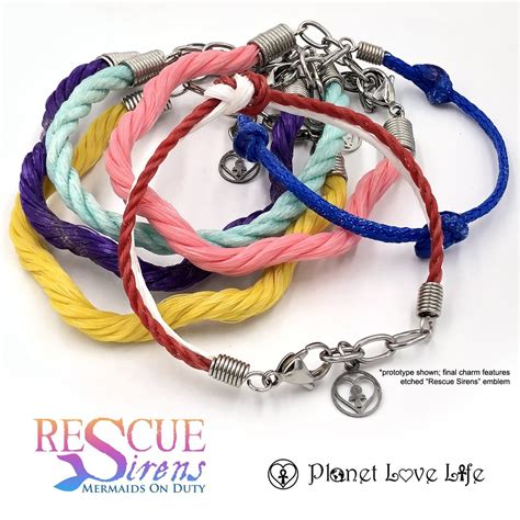 Rescue Sirens x Planet Love Life Ghost Net Bracelets | Pins of Steele