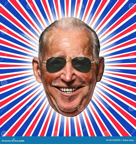 President Joe Biden with His Sunglasses Editorial Stock Image - Image ...