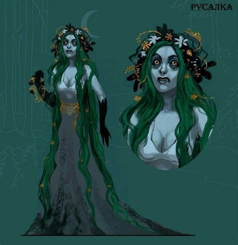 Славянская мифология, Русалка. | Рисунки с персонажами, Вдохновляющие ...