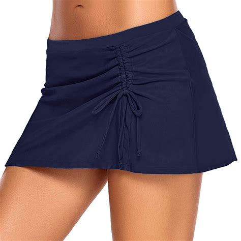 TYGHBN Women's Swim Skirt Bottoms High Waisted Bathing Suit Swimsuits ...