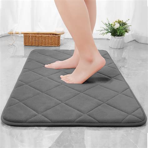 chakme Memory Foam Bath Mat Non Slip Quick Absorbent Super Soft ...