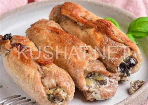 Крученики из свинины с грибами. Пошаговый рецепт с фото | Кушать нет