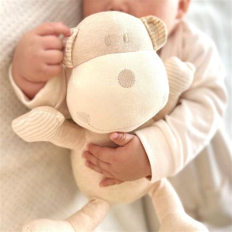 Stuffed Monkey Toy: Best Organic Cotton Baby Toys Plush Toys - Eotton