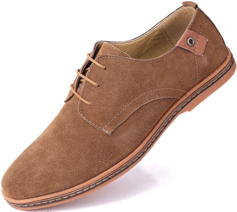 Mio Marino Men's Suede Derby Casual Dress Shoes - Walmart.com