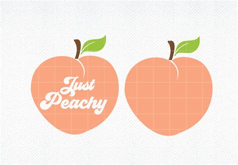 Just Peachy SVG, Peach Svg, Just Peachy Gráfico por SVG DEN · Creative Fabrica