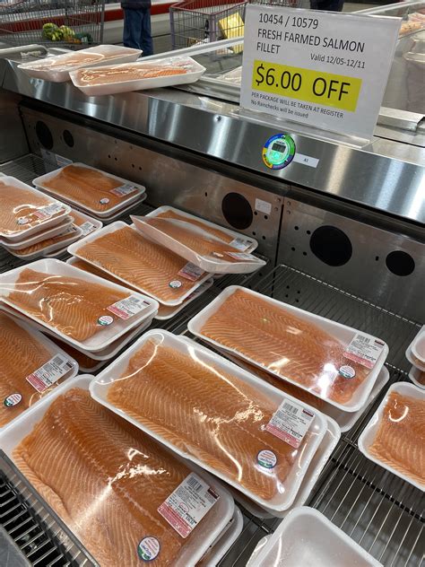 Fresh Farmed Salmon on Sale $6 off through 12/11/2022 in MA : r/Costco