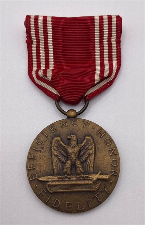 Usa / United States Army Good Conduct Medal Efficiency Honor Fidelity ...
