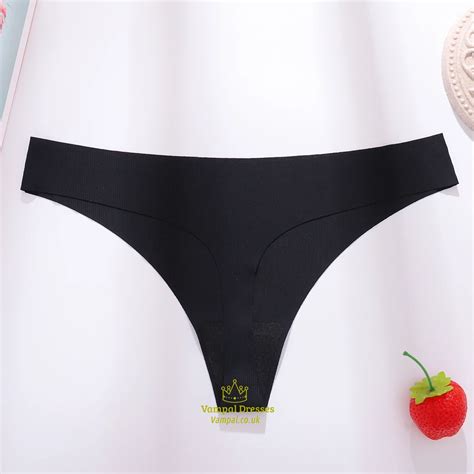 Mixed Color B 6Pcs/Set Xs-L Womeny Thong Panties Pack Lingerie 6 Solid ...
