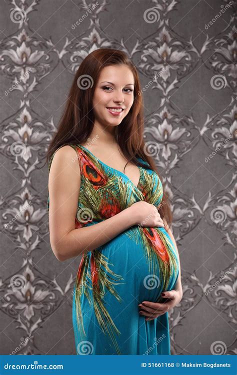 Young Beautiful And Stylish Pregnant Woman Stock Photo - Image: 51661168