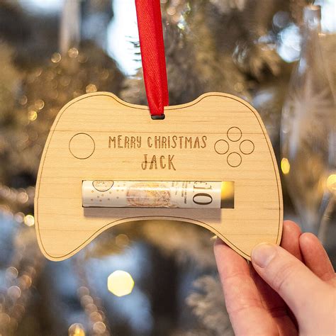 Games Controller Money Holder Christmas Tree Decoration By Love Lumi Ltd