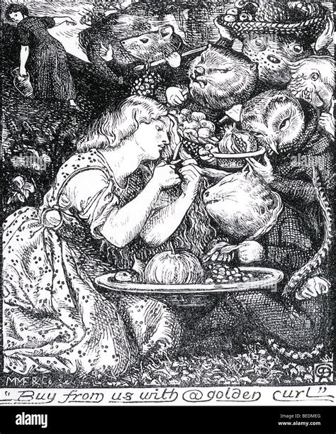 GOBLIN MARKET - Dante Gabriel Rossetti illustrated this collection of ...