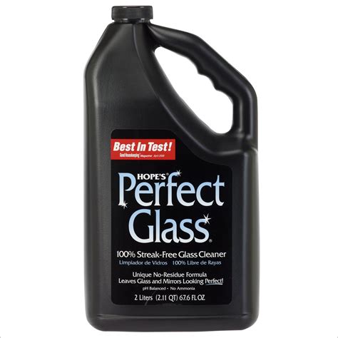 Hope's Perfect Glass Cleaner Refill, 67.6-Ounce, Streak-Free Glass ...