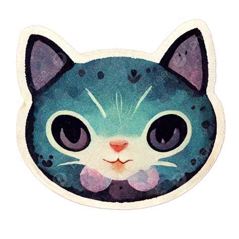 Cute Pussy Cat Sticker, Pussy Cat, Sticker, Cat PNG Transparent Clipart ...