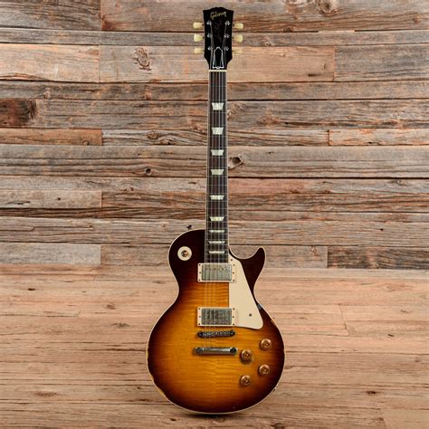 Gibson Custom Joe Perry '59 Les Paul Reissue Tom Murphy Aged Sunburst ...