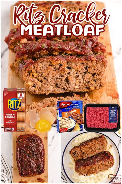 Ritz Cracker Meatloaf is the best meatloaf you'll ever try! Simple ...