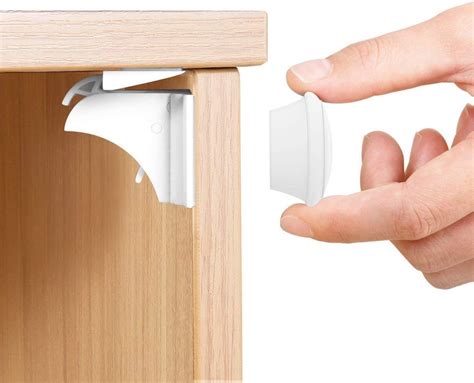 Child Safety Magnetic Cupboard Locks 10 Locks + 2 Keys BETENSE Baby ...