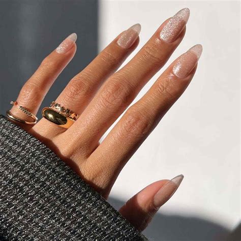 The "Naked Glitter" Mani Trend Is Like Sparkly Nails for Grown Ups