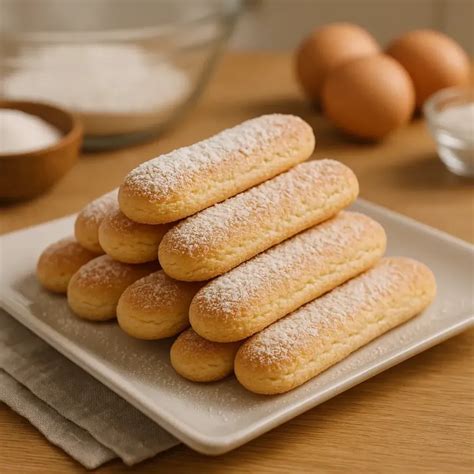 Ladyfingers Recipe (Savoiardi – Sponge Fingers for Tiramisu & Desserts ...