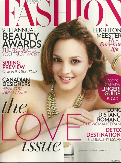 Fashion Magazine - Leighton Meester Photo (18307378) - Fanpop