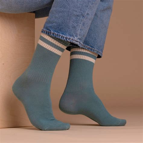 SPORTY LIGHT BLUE - Snug Socks Co.