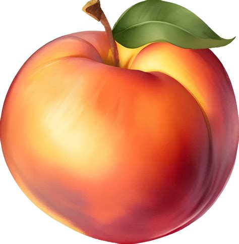Peach Detailed Hand Drawn Illustration Vector Isolated 28566434 Vector Art at Vecteezy