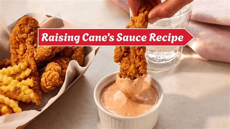 Raising Canes Sauce Nutritional Information (Updated 2025)