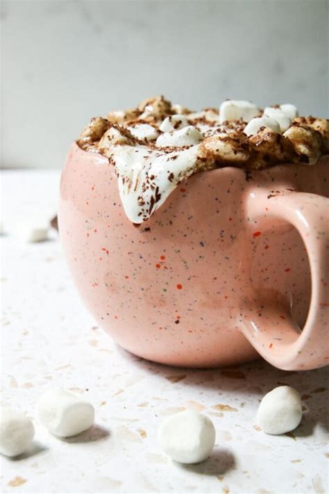 Intensely Rich Hot Chocolate Coffee in 5 minutes - The Toasted Pine Nut