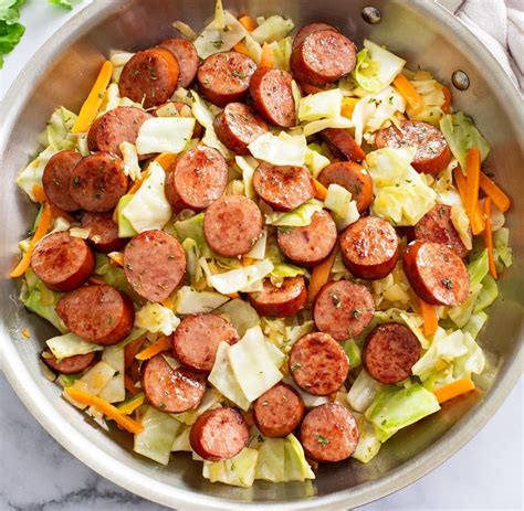 Cabbage and Sausage in 2024 | Cabbage and sausage, Cabbage recipes ...