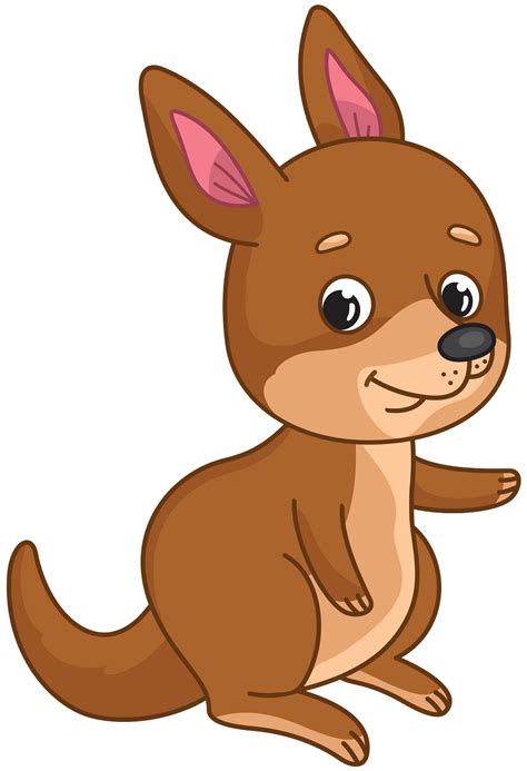 Kangaroo Face Clipart