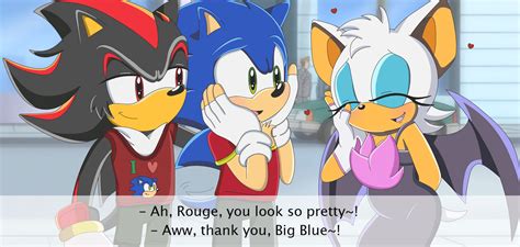 Sonic X Redraw - Rouge's Pregnancy Glow by HedgieLombax147