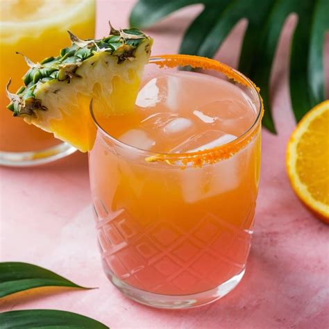 Pineapple Orange Sunrise Mocktail