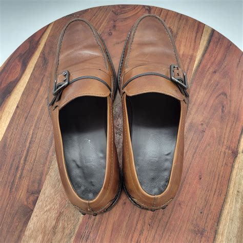 Tod's Loafer Shoes Men's 7.5 Brown Leather Buckle Str… - Gem