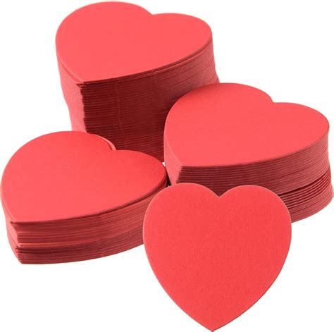 Amazon.com: 360 Pieces Small Heart Cutouts Paper Heart Shapes 2 Inch ...