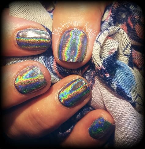 Rainbow chrome eeekkk | Chrome nails, Chrome nail art, Chrome nails designs