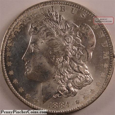 1884 - O Morgan Dollar Unc Uncirculated Coin