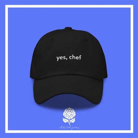Yes Chef, Behind Chef Hat Inspired by the Bear - Etsy